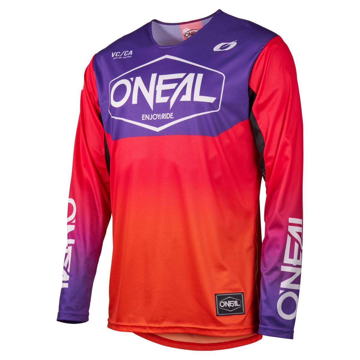 ONeal Mayhem Hexx Motocross langarm Jersey orange/lila 2026