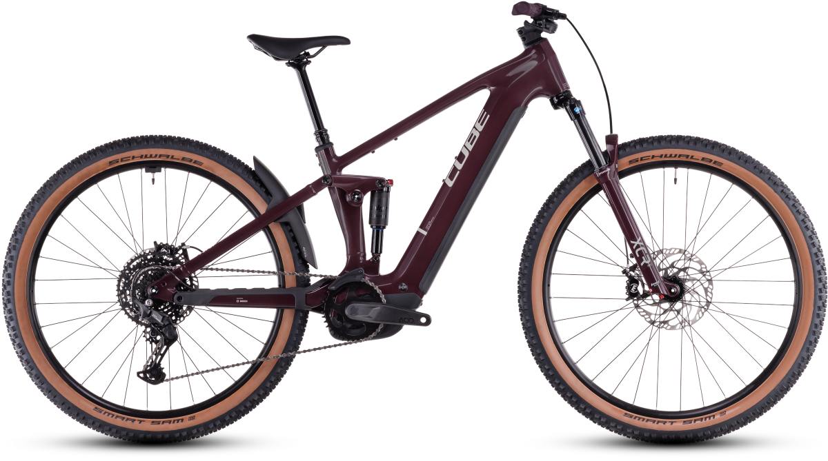 Cube Stereo Hybrid One22 Pro 800 27.5'' / 29'' E-Bike MTB Pedelec amarone lila 2025