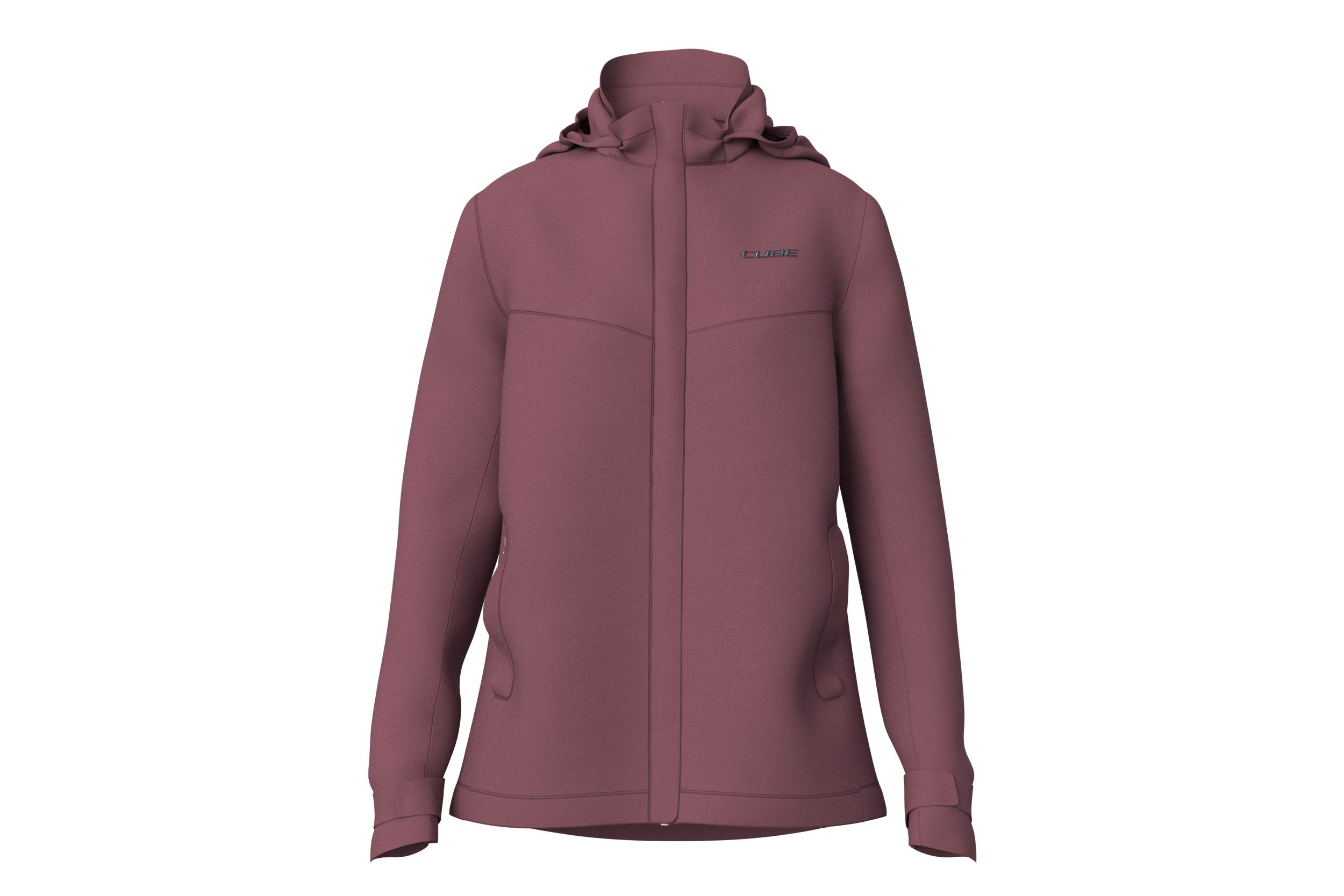 Cube Cmpt Damen Fahrrad Regenjacke bordeaux rot 2026