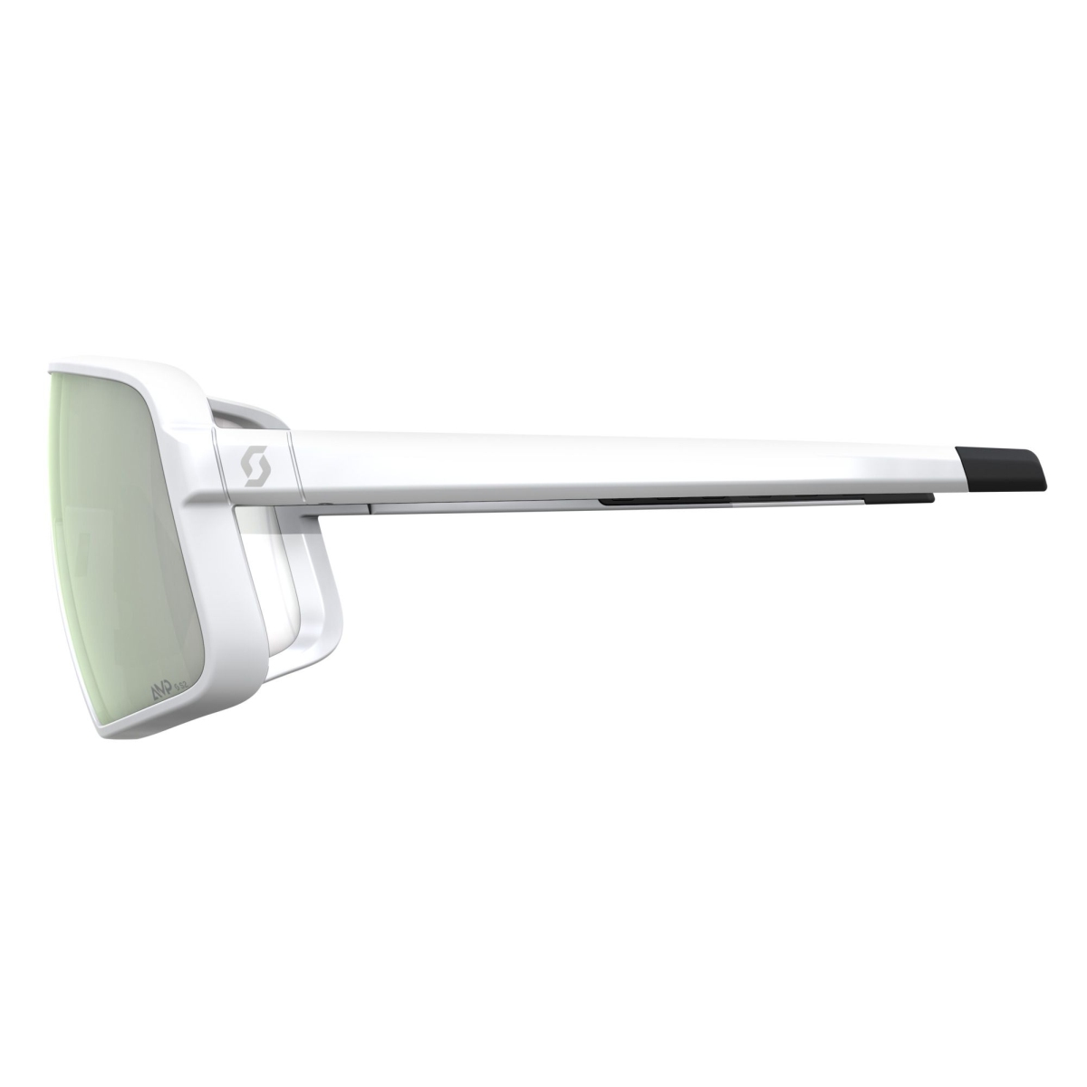 Scott Torica AMP Wechselscheiben Fahrrad Brille matt weiß/weiß chrome