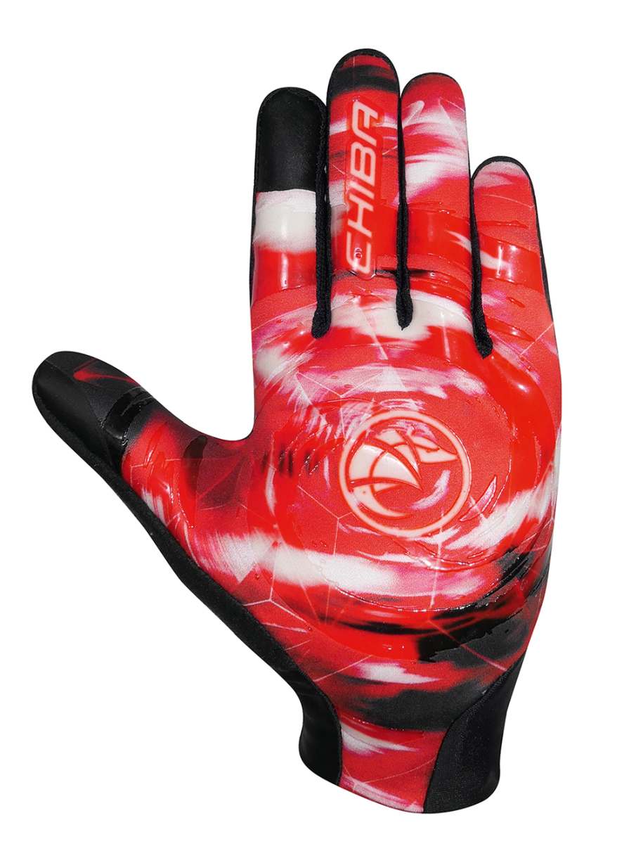 Chiba Downhill Youth Kinder Fahrrad Handschuhe lang schwarz/rot 2027
