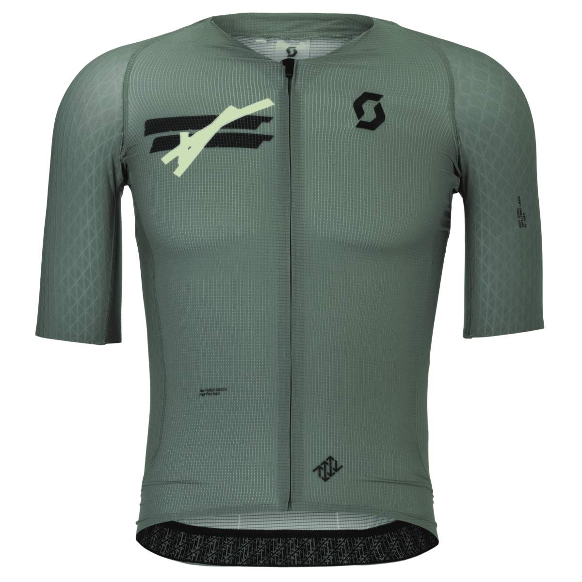 Scott Ultd Aero Fahrradtrikot kurzarm grün 2026