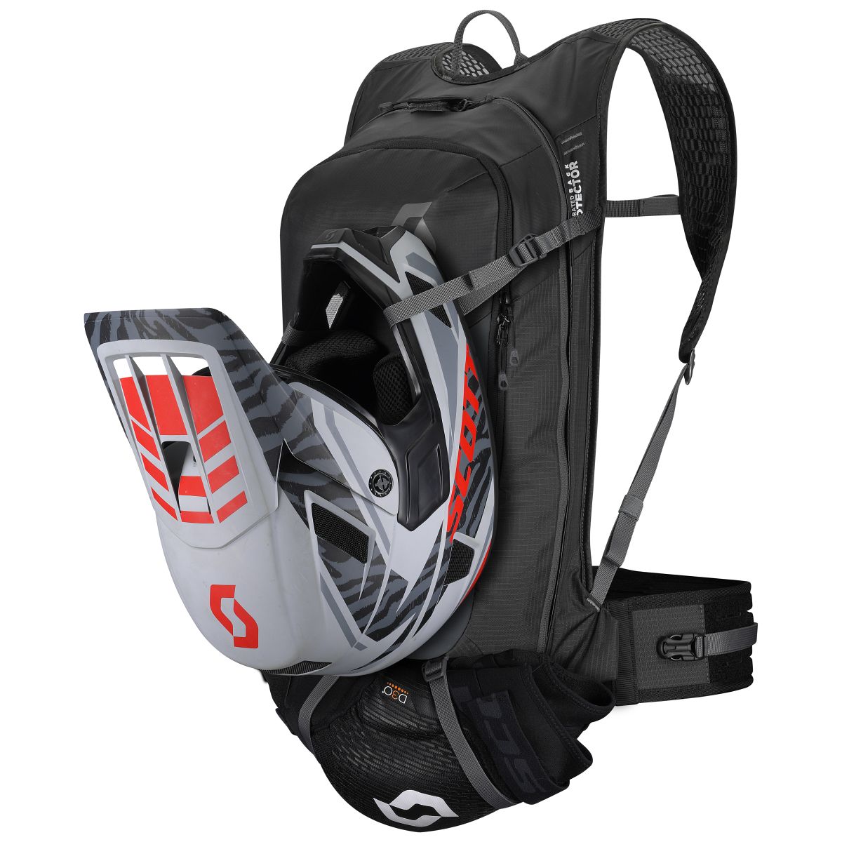 Scott Trail Protect Airflex FR' 20 Fahrrad Rucksack schwarz/grau