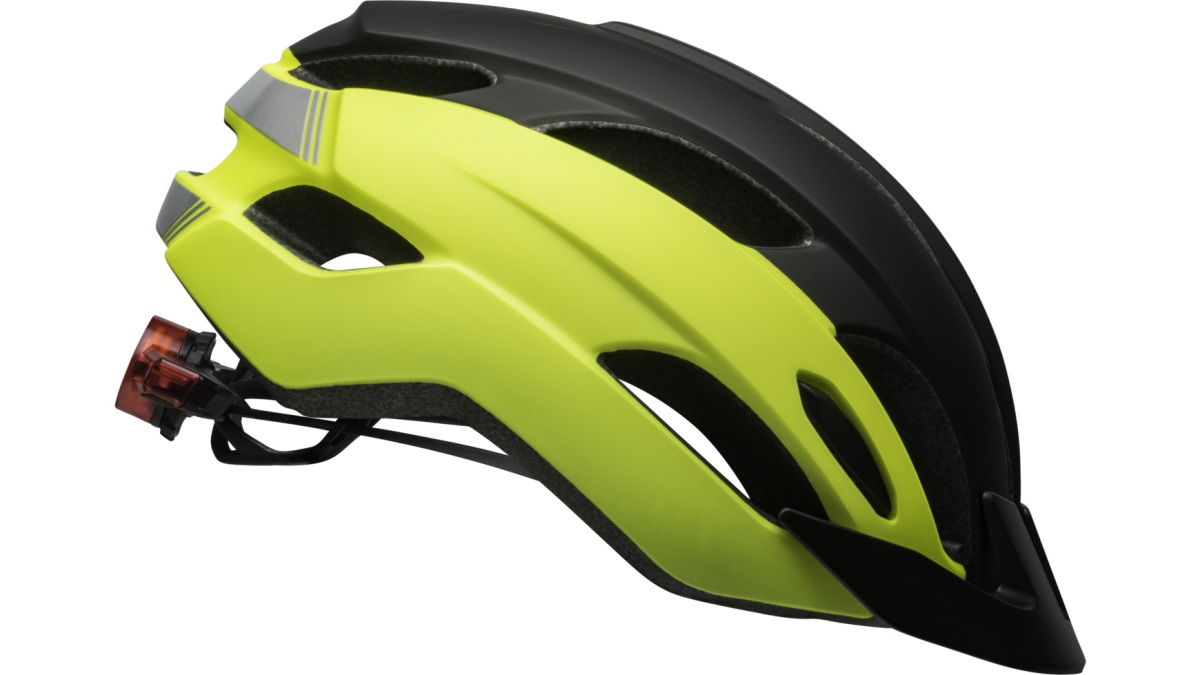 Bell Trace LED MTB / Trekking Fahrrad Helm matt schwarz/gelb 2025