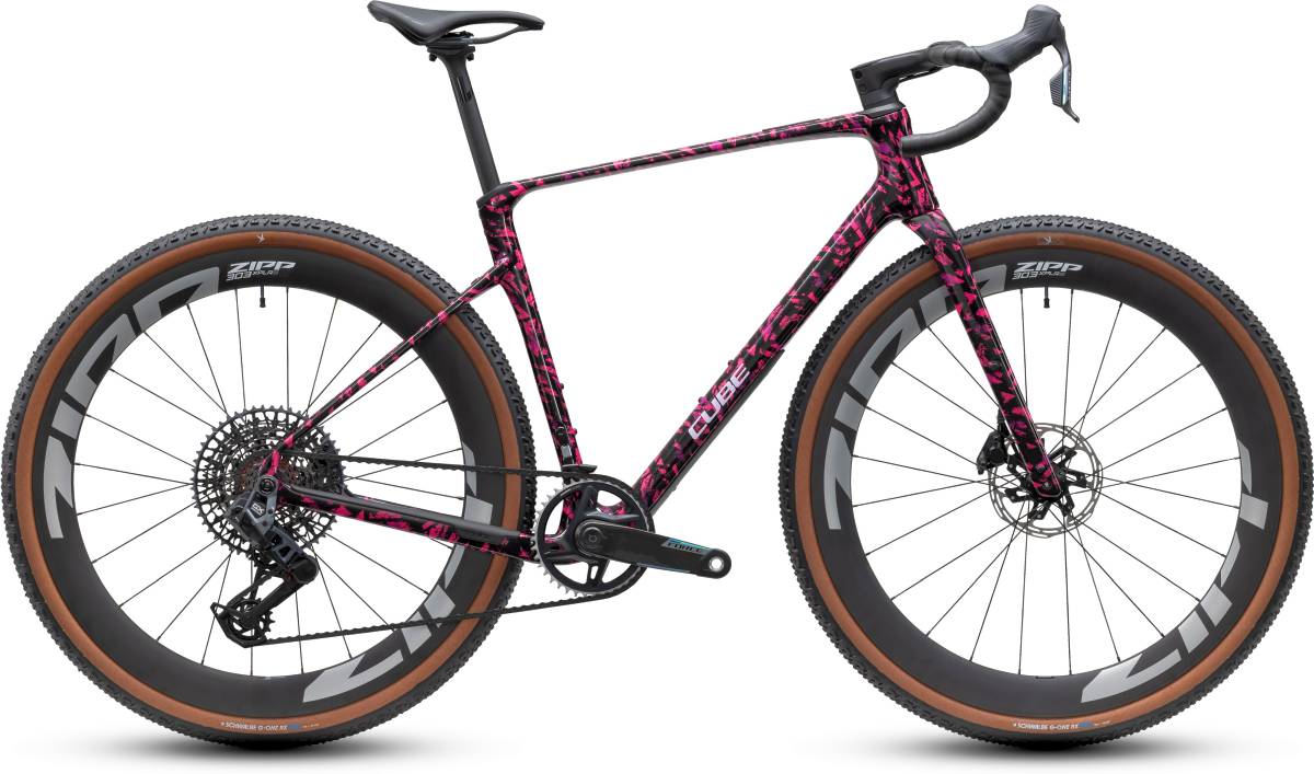 Cube Nuroad C:62 SLX Carbon Gravelbike pinkaction/black 2027