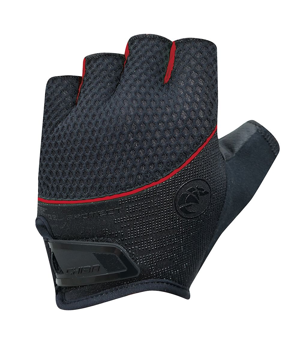 Chiba Jet Stream Fahrrad Handschuhe kurz schwarz/rot 2027