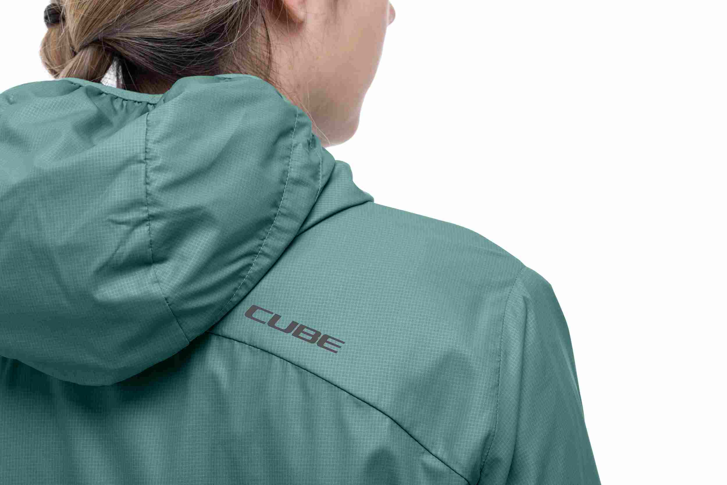 Cube ATX Allwetter Damen Fahrrad Regenjacke mint grün 2026