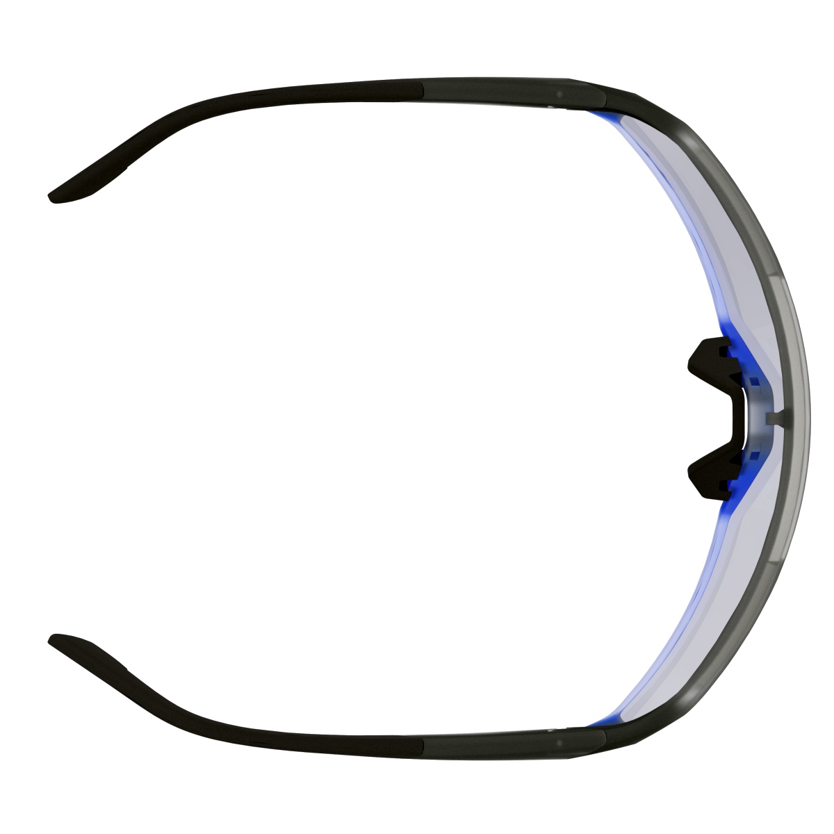 Scott Pro Shield Fahrradbrille ultra blau/AMP weiß chrome S2
