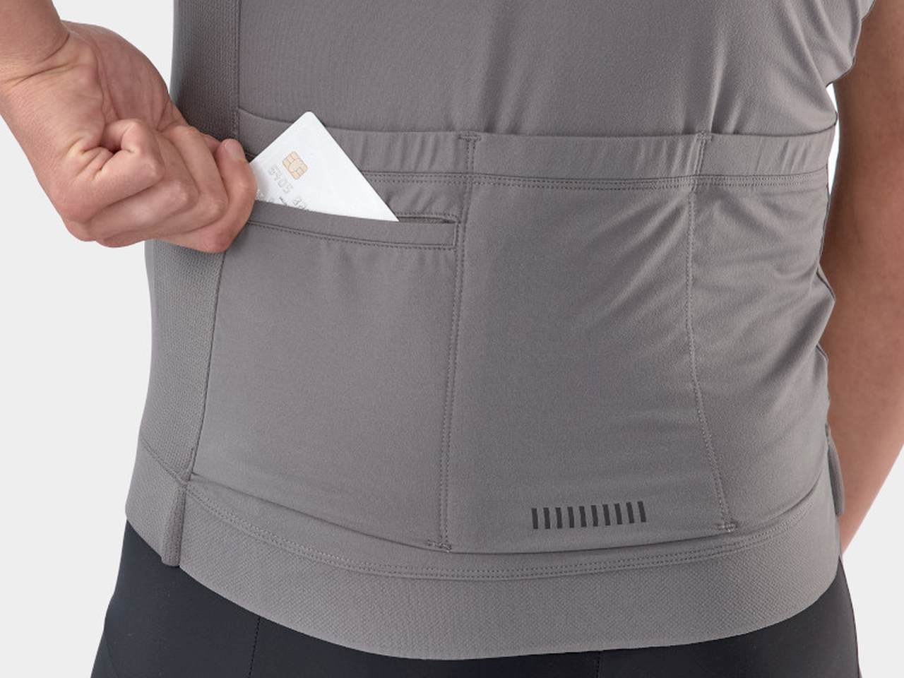 Trek Circuit LTD Fahrrad Trikot kurz grau/schwarz 2025