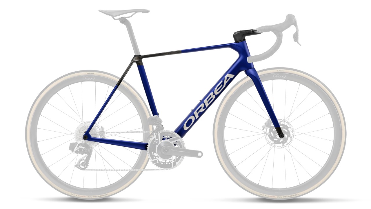 Orbea Orca OMR Carbon Rennrad Rahmenset cobalt blue/carbon raw 2027