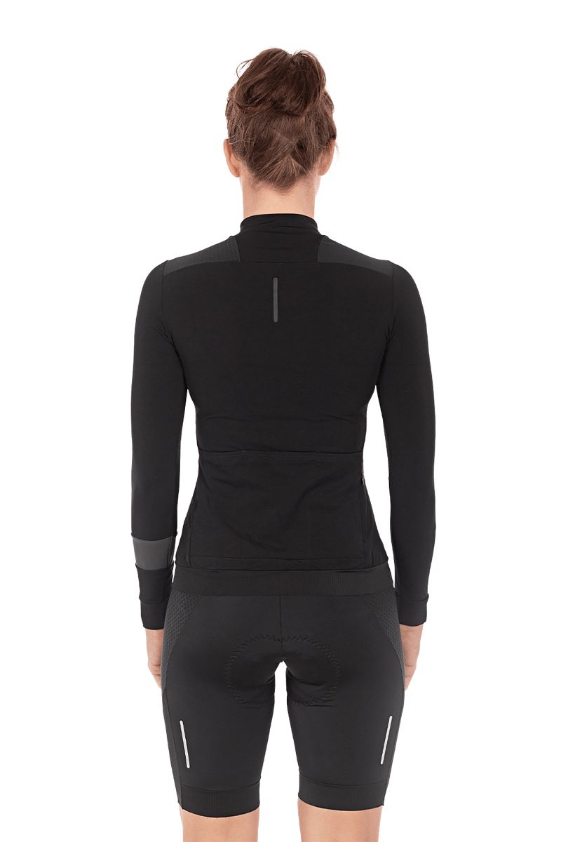 Cube Blackline Damen Fahrrad Trikot lang schwarz 2027