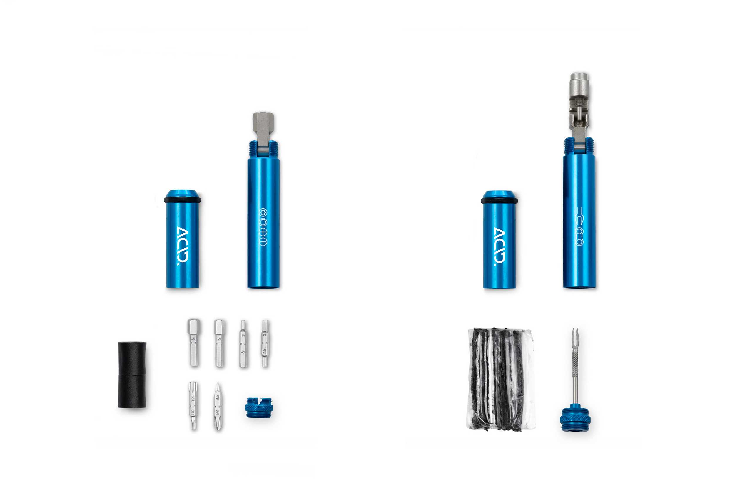 Acid Husk 18 Multi Tool Fahrrad Mini Werkzeug blau