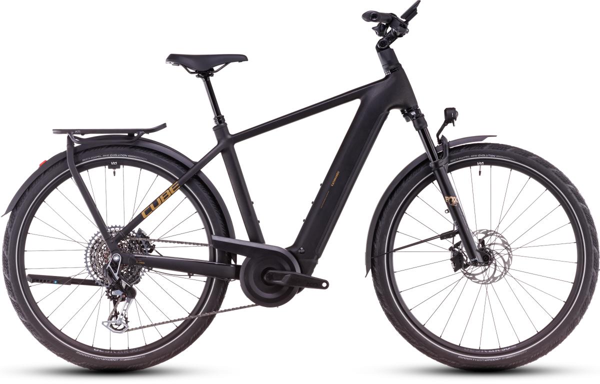 Cube Kathmandu Hybrid SLT 800 E-Bike Trekking Pedelec golddust schwarz 2025