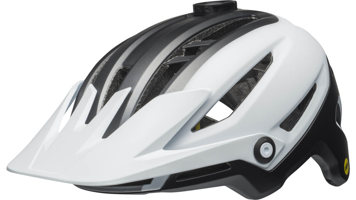 Bell Sixer MIPS MTB Fahrrad Helm weiß/schwarz fasthouse 2025