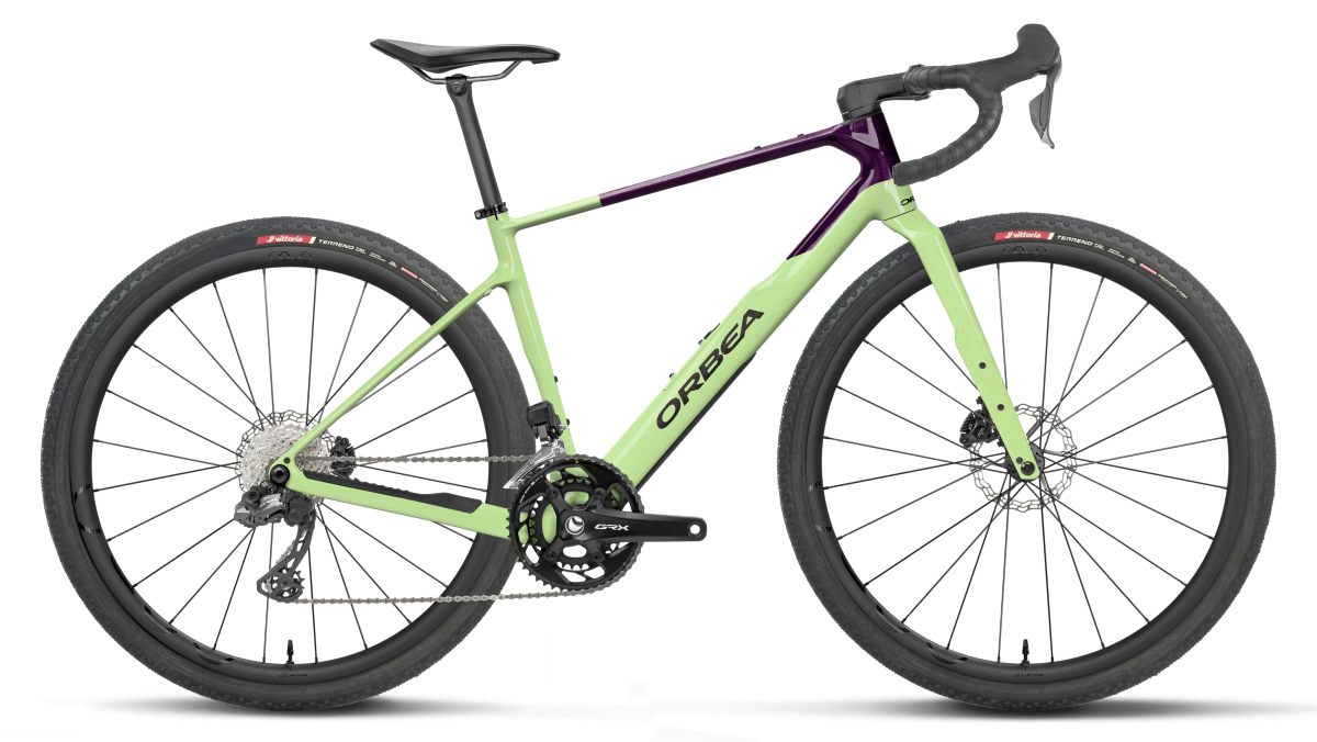 Orbea Terra M20iTEAM Carbon Gravel Fahrrad acid gum/fantasy purple carbon view 2027
