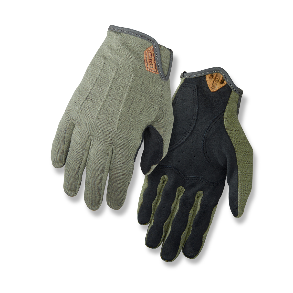 Giro D'Wool Fahrrad Handschuhe lang oliv grün 2025