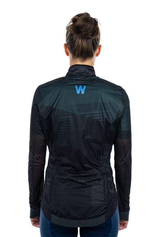 Cube Teamline Damen Fahrrad Windjacke schwarz 2026