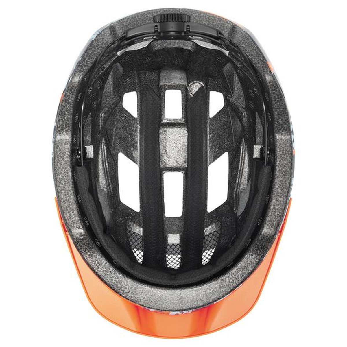 uvex Air Wing 2 Fahrrad Helm papaya orange/blau 2027