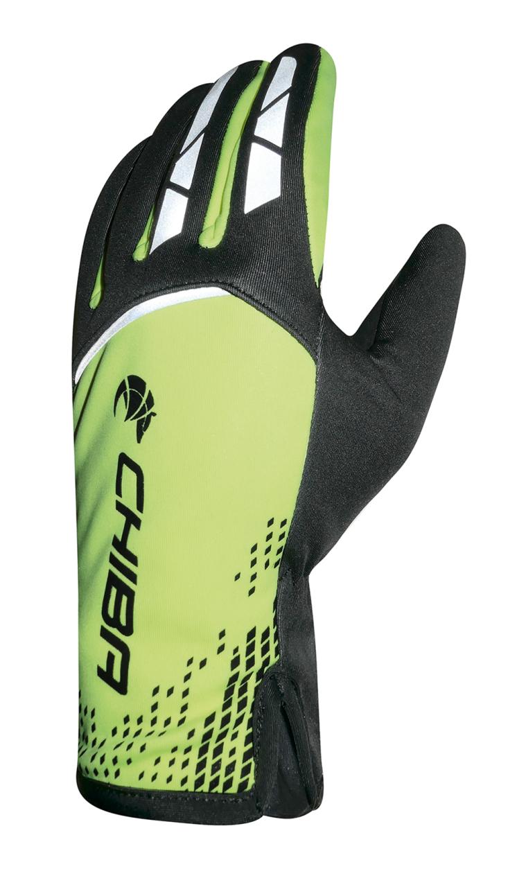 Chiba 2nd Skin Winter Fahrrad Handschuhe lang neon gelb 2027