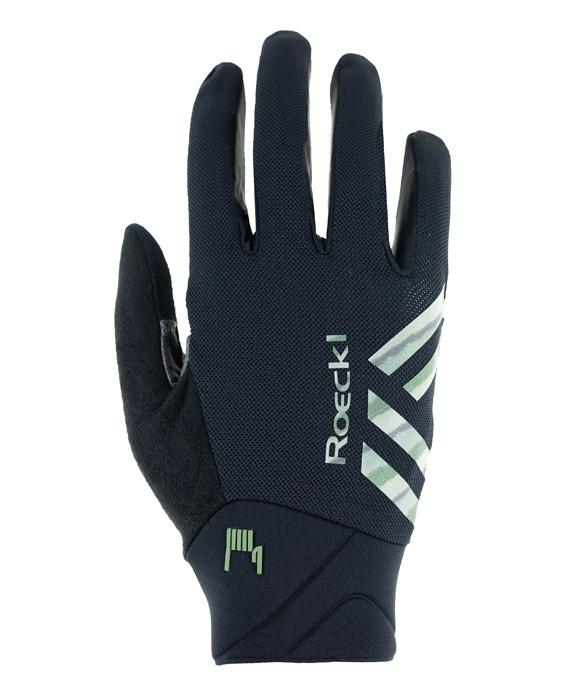 Roeckl Morgex 2 Fahrrad Handschuhe lang schwarz/grün 2026