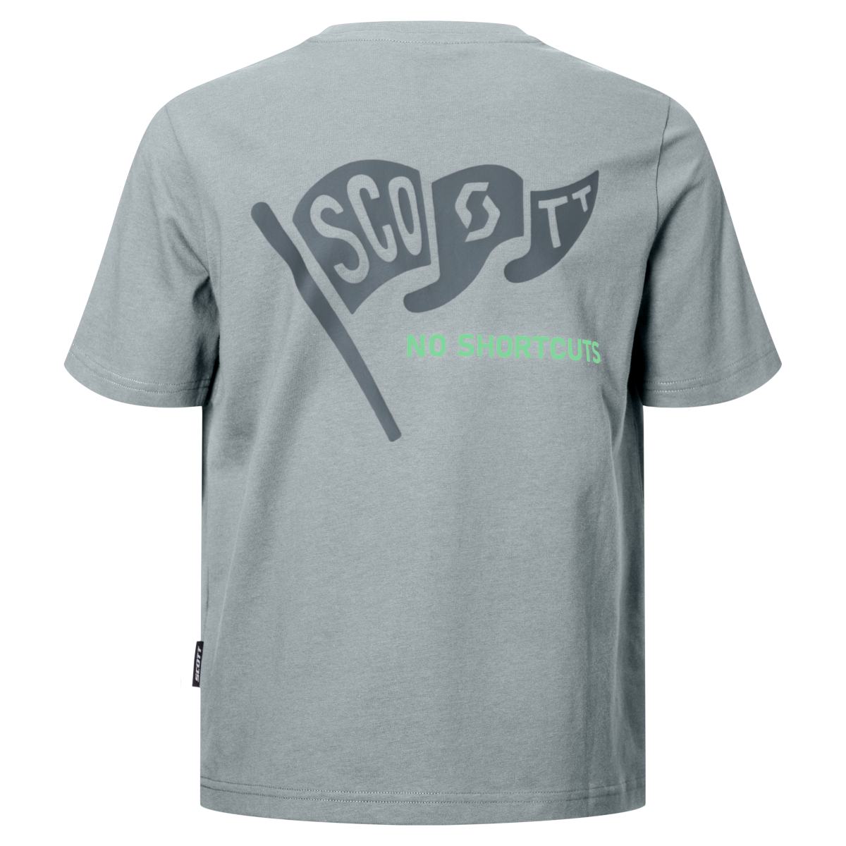 Scott JR Graphic Kinder Freizeit Shirt kurzarm mist blau 2027