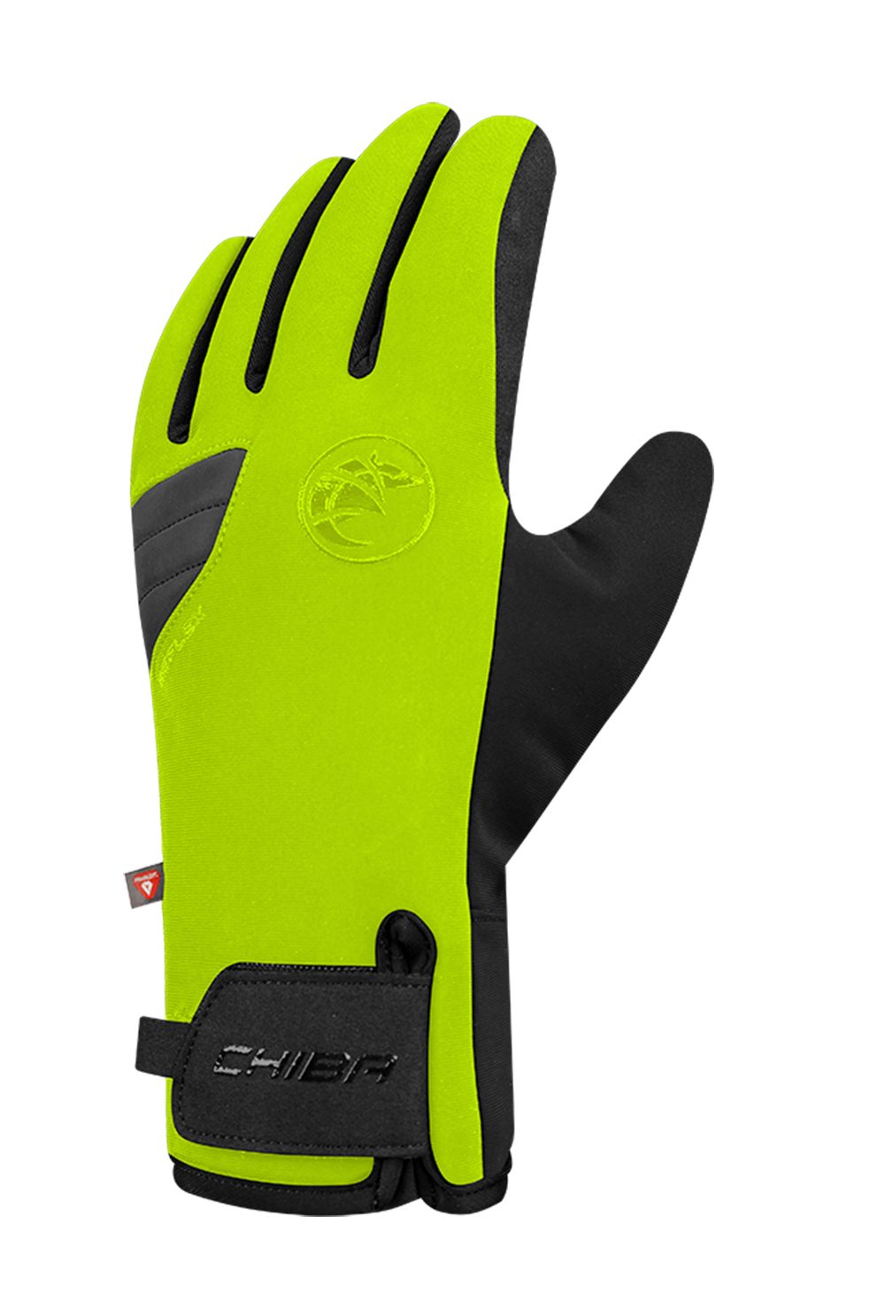 Chiba BioXCell Warm Winter Winter Fahrradhandschuhe lang neongelb 2027