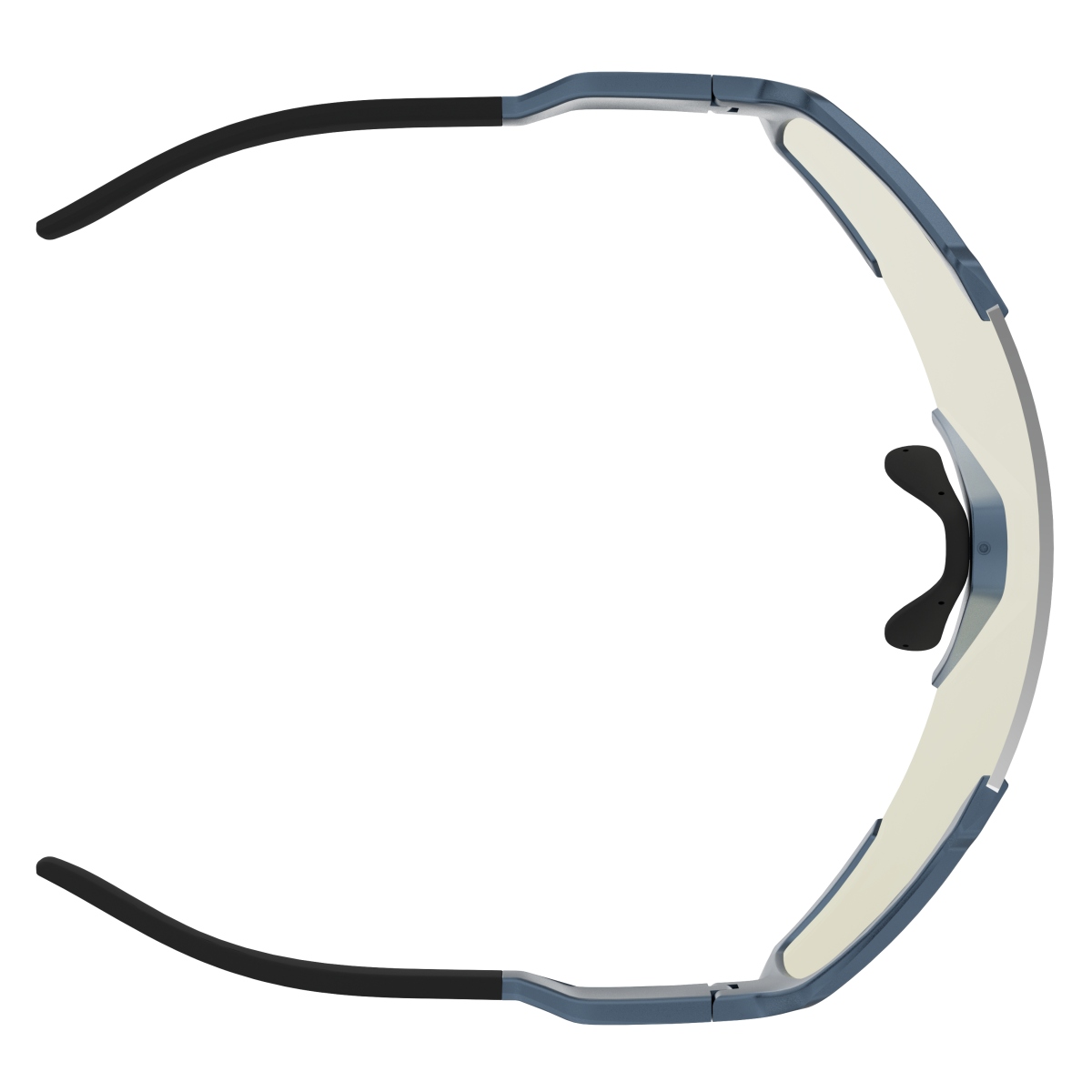 Scott Shield AMP Wechselscheiben Fahrradbrille blau/ weiß chrome