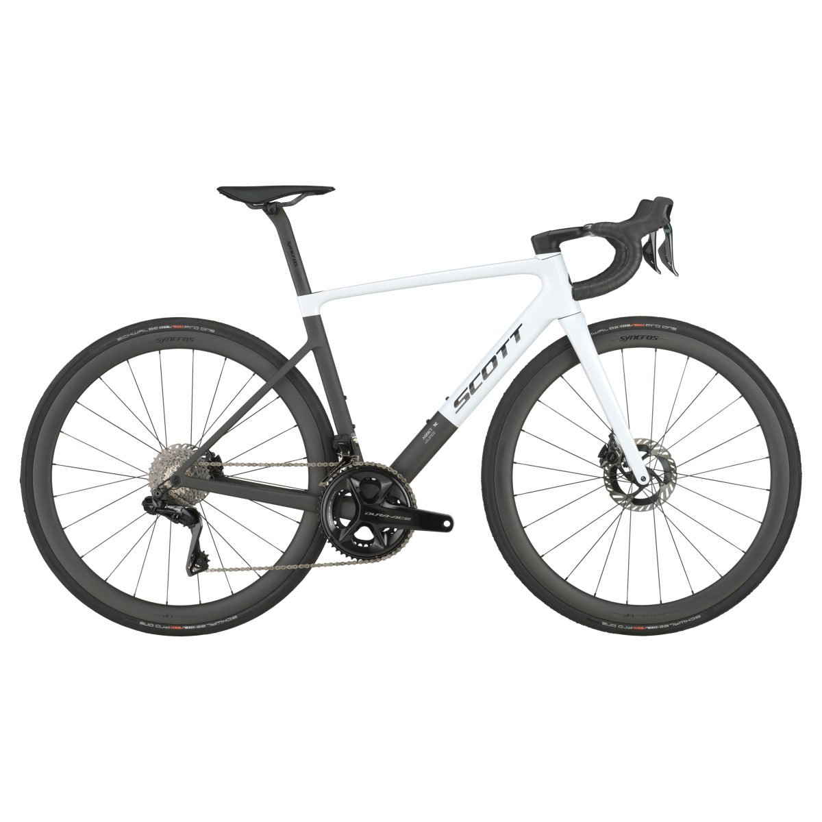Scott Addict RC Pro Carbon Rennrad cumulus weiß/schwarz 2026