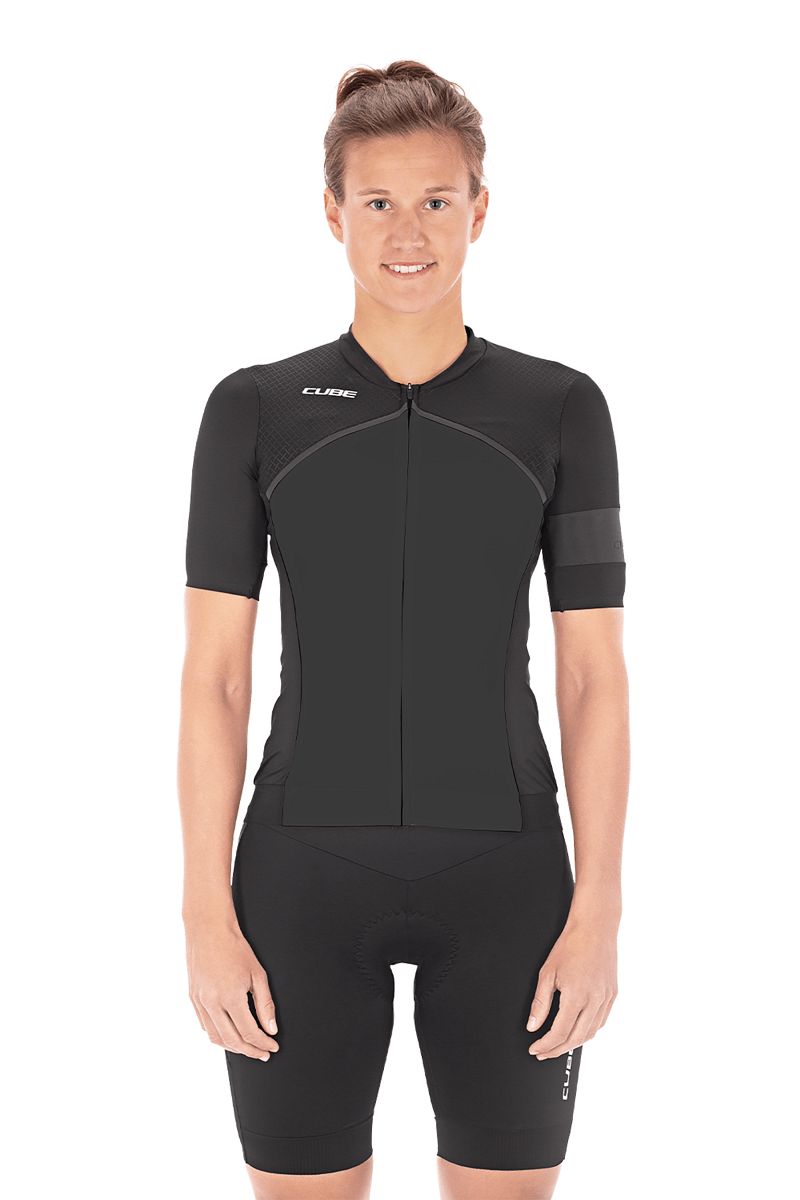 Cube Blackline Damen Fahrrad Trikot kurz schwarz 2027