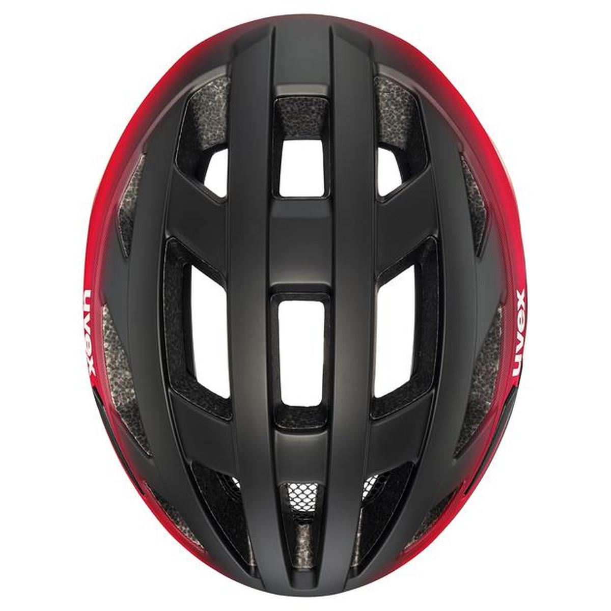 uvex i-volute Rennrad / Gravel Fahrrad Helm matt schwarz/rot 2027