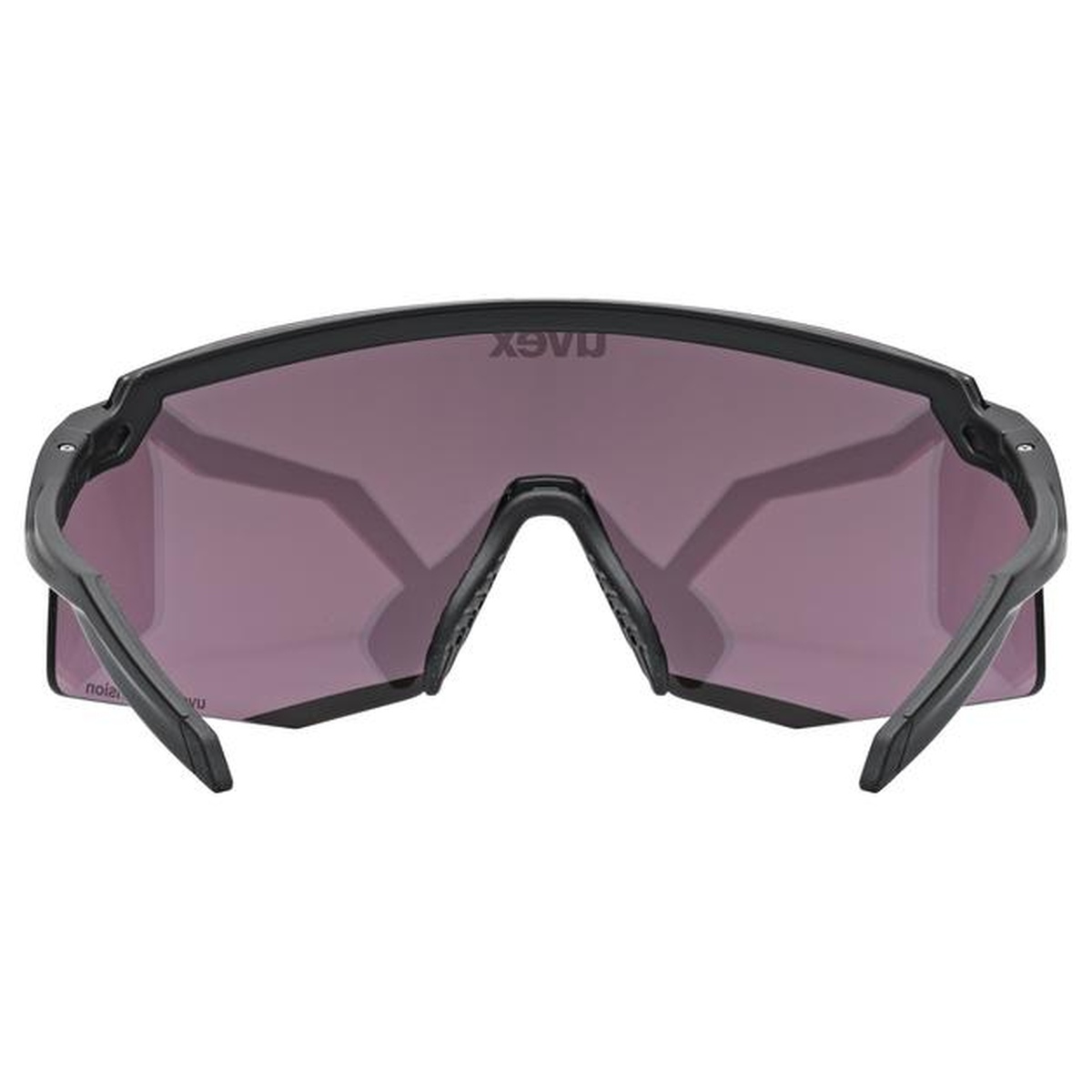 Uvex Pace Stage CV Fahrrad / Sport Brille schwarz/mirror silberfarben