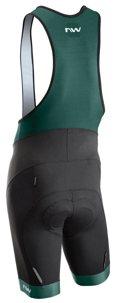Northwave Active Evo Kinetic Fahrradträgerhose kurz schwarz/petrol 2026