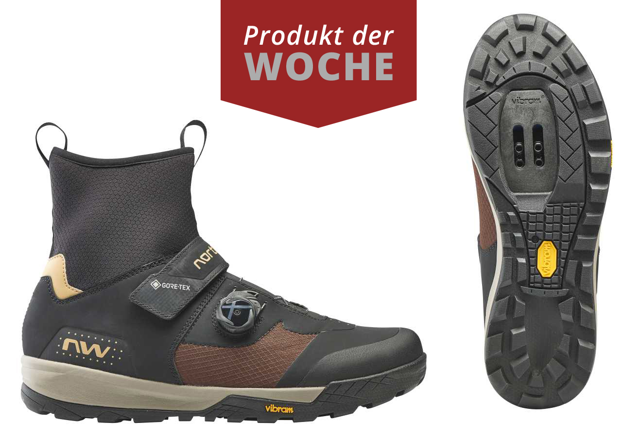Northwave Kingrock Plus GTX Gravel MTB Winter Fahrrad Schuhe schwarz/braun 2023