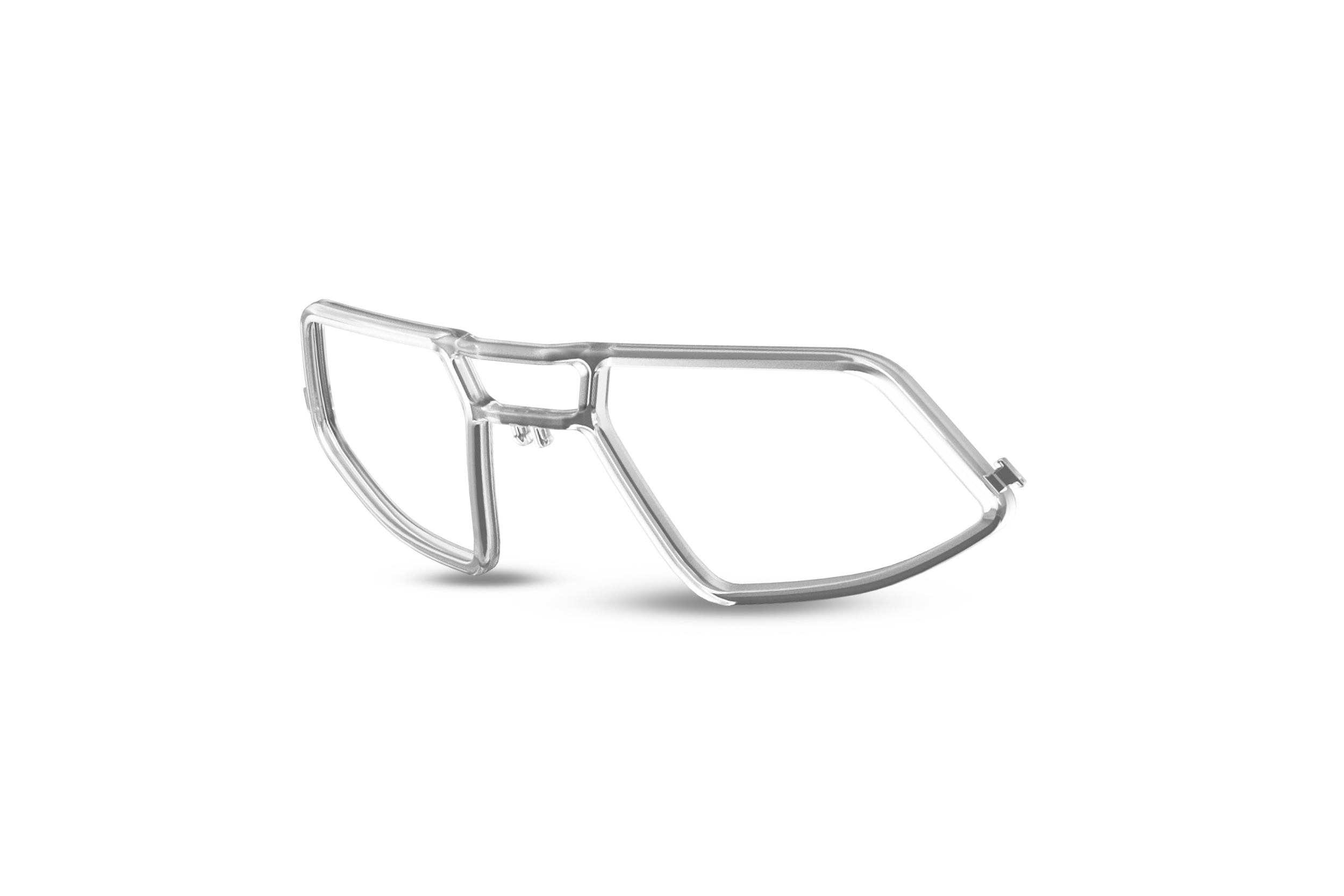 Cube Vertex Fahrradbrille Sehstärkeneinsatz translucent weiß