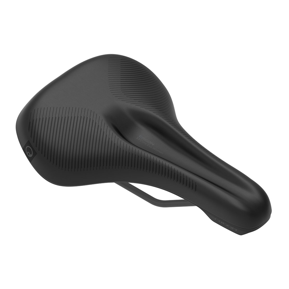 Ergon ST Core Evo ergonomischer Damen Trekking Fahrrad Sattel schwarz