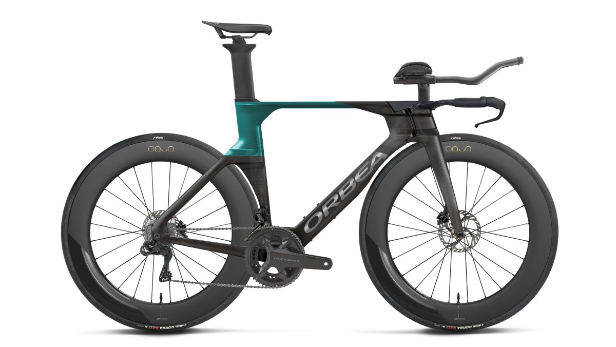 Orbea Ordu M20i LTD Carbon Triathlon / Zeitfahrrad diamond carbon view/evasion green 2027