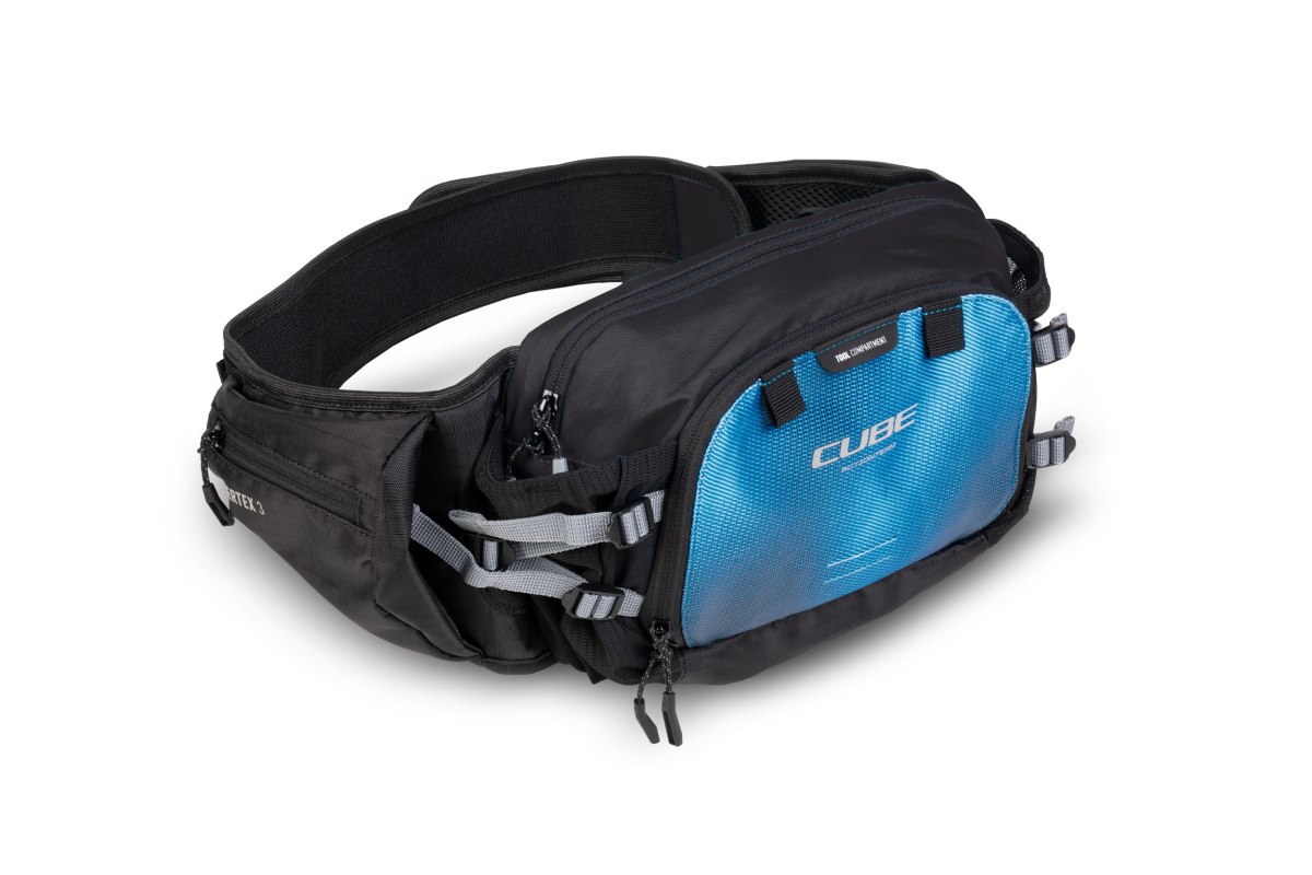 Cube Vertex 3 X Actionteam Hüfttasche topas blau