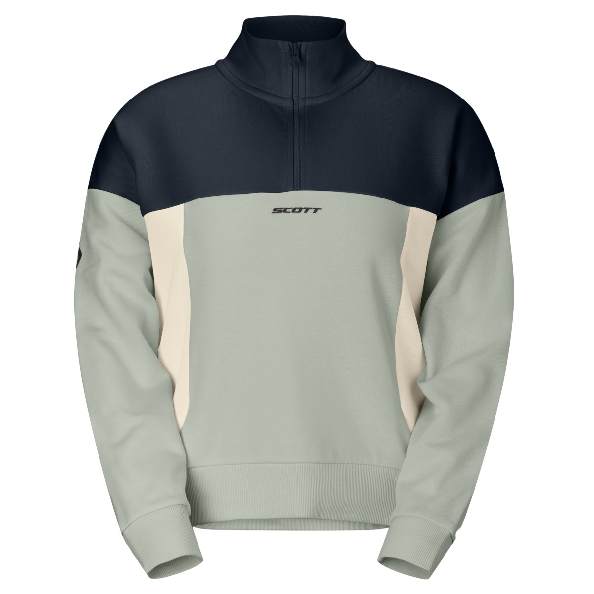 Scott Halfzip Damen Freizeit Pullover grau/blau 2026