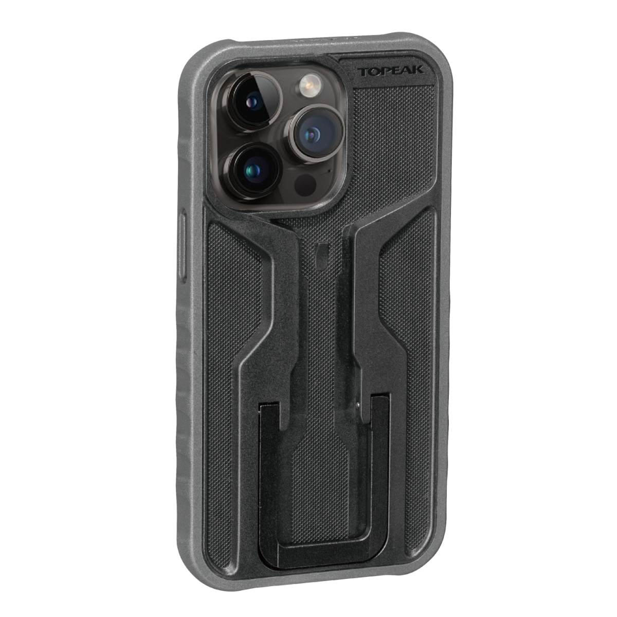 Topeak RideCase Handyhülle für iPhone 14 Pro mit Halter schwarz