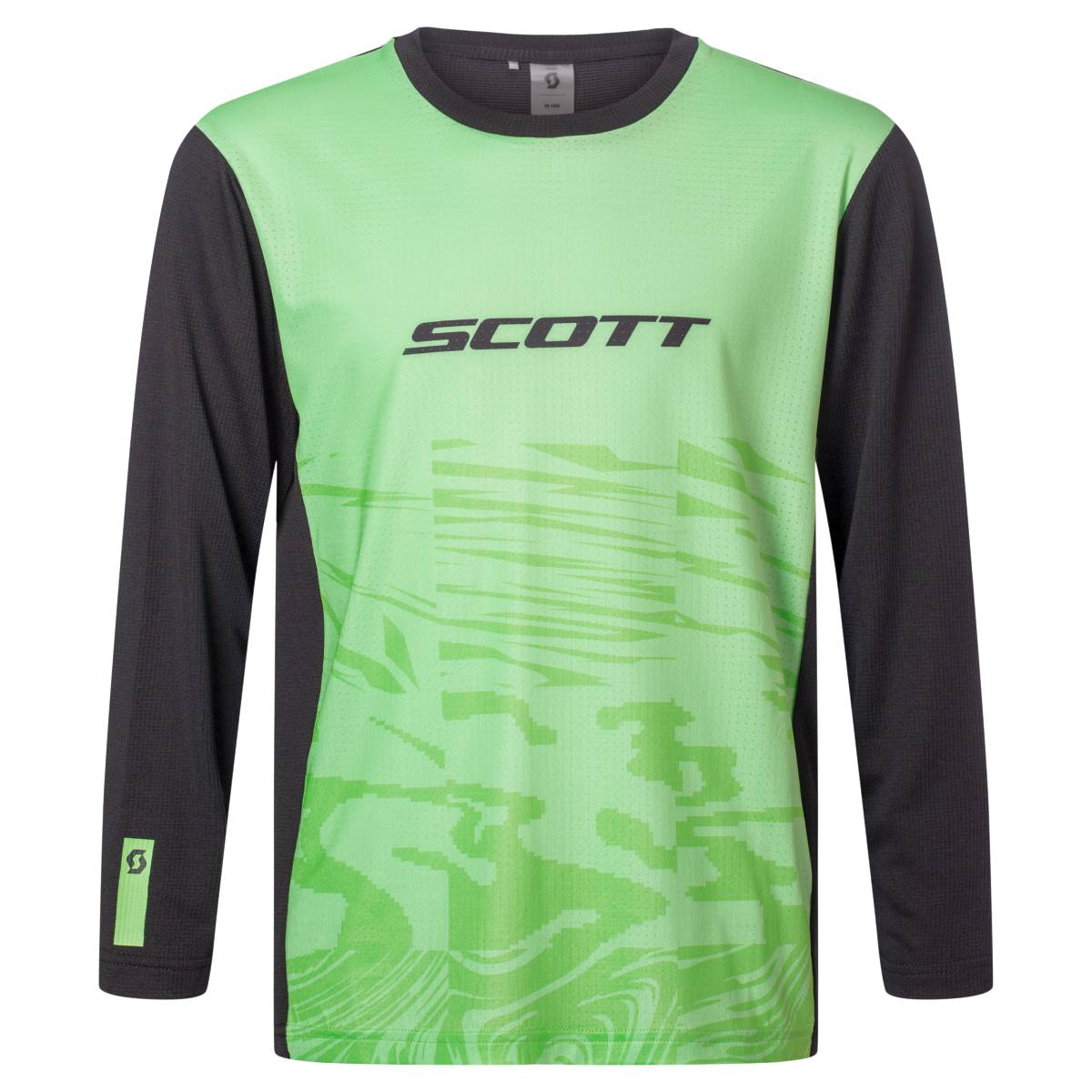 Scott Vertic Delta Kinder Freizeit Shirt langarm radiant grün 2027