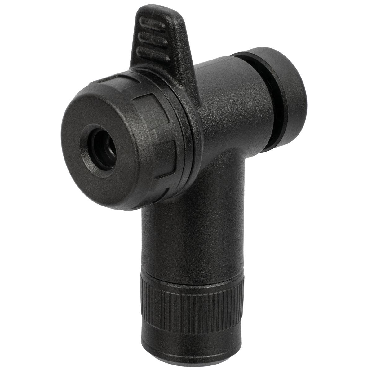 Topeak TurboFlow Valve Combo Pumpenkopf mit Ventiladaptern fschwarz