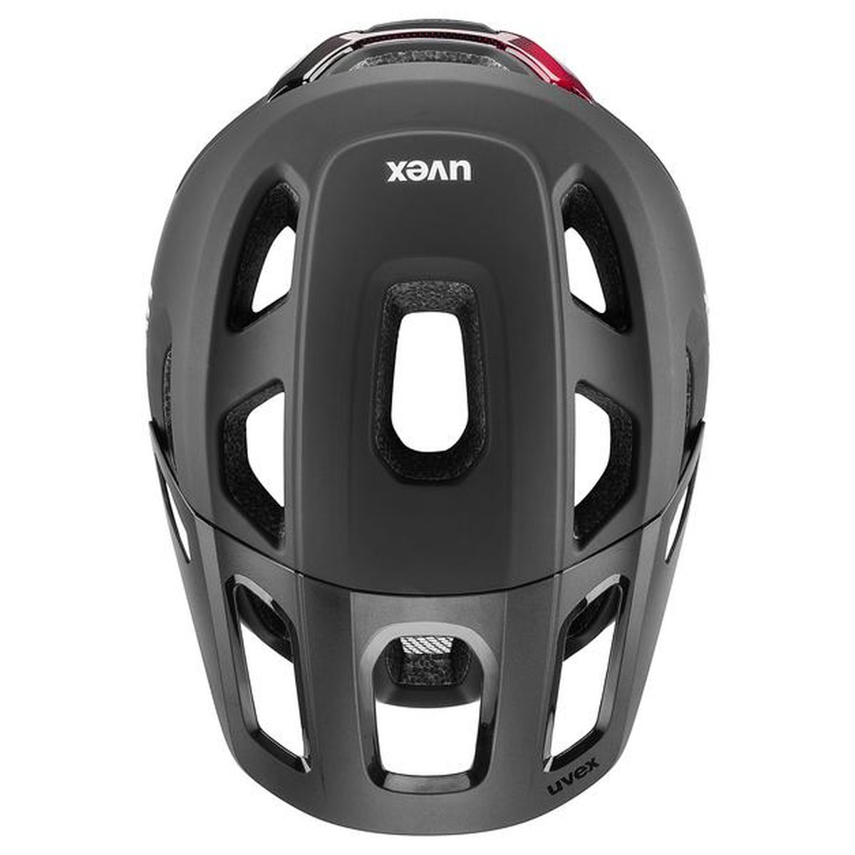 Uvex React MIPS MTB Fahrrad Helm matt schwarz/rot 2027