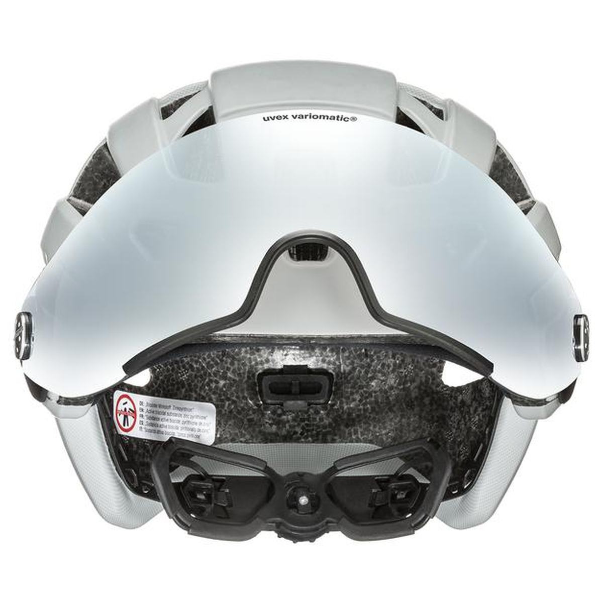 Uvex Finale Visor V City Trekking Fahrrad Helm matt papyrus grau 2027