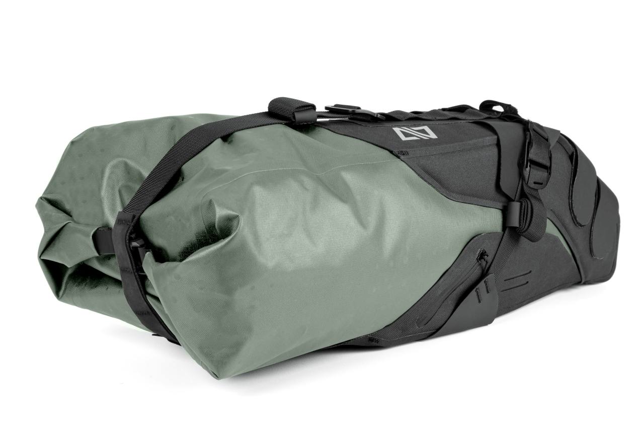 Acid Pack Pro 15 Bikepacker Fahrrad Satteltasche grün