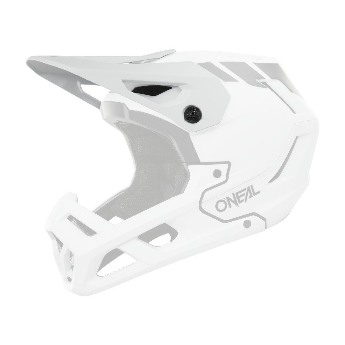O'Neal SL1 Crest Visor Helm Blende Schirm weiß Oneal