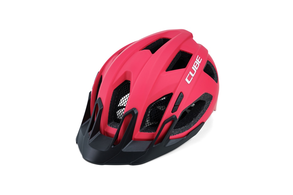Cube Quest MTB Fahrrad Helm matt coral rot 2027