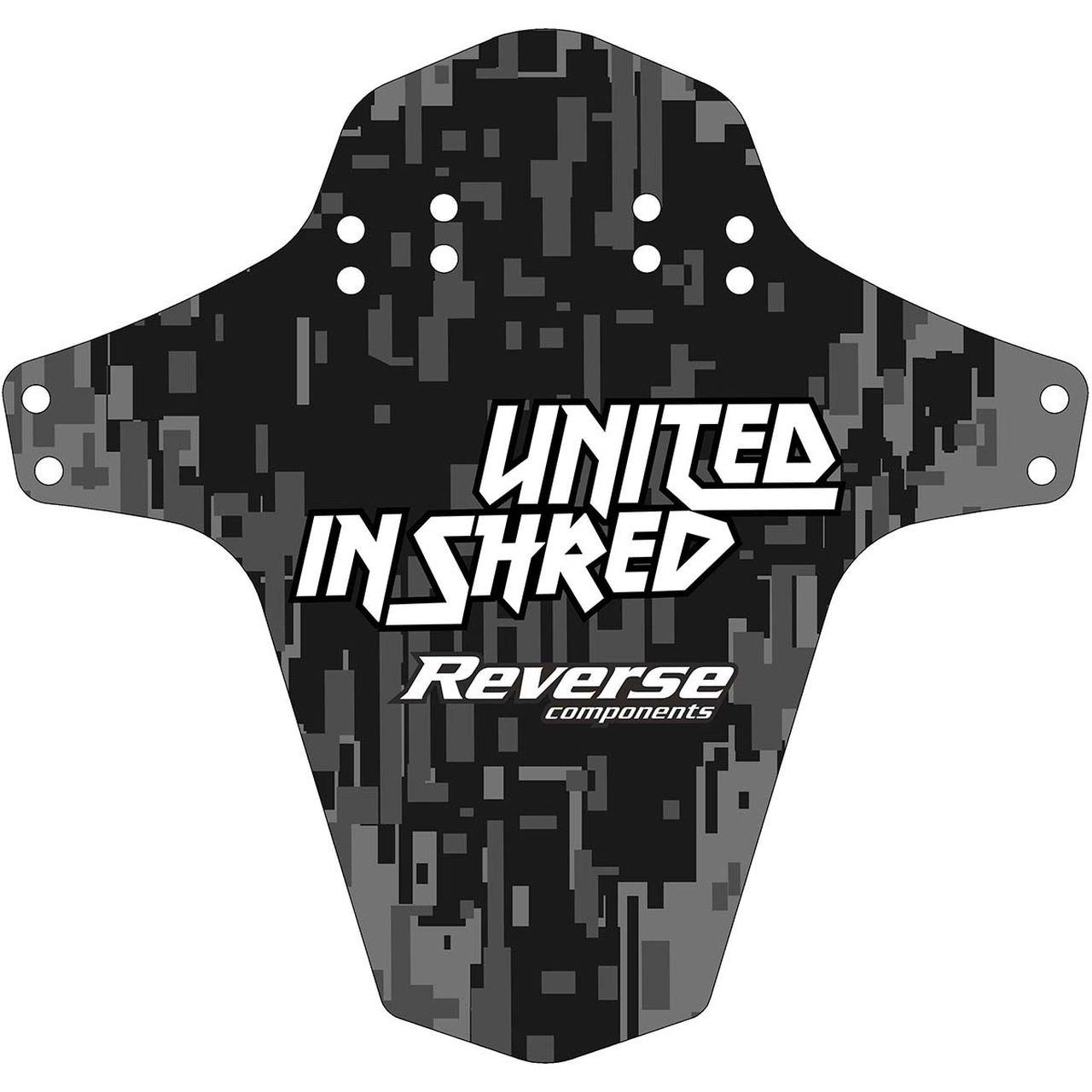 Reverse United in Shred Digi-Camo Mudfender Schutzblech schwarz