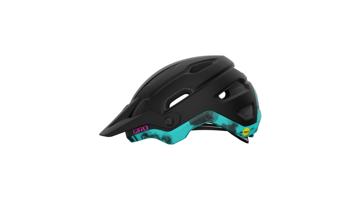 Giro Source MIPS Damen All Mountain MTB Fahrrad Helm matt schwarz/türkis 2022