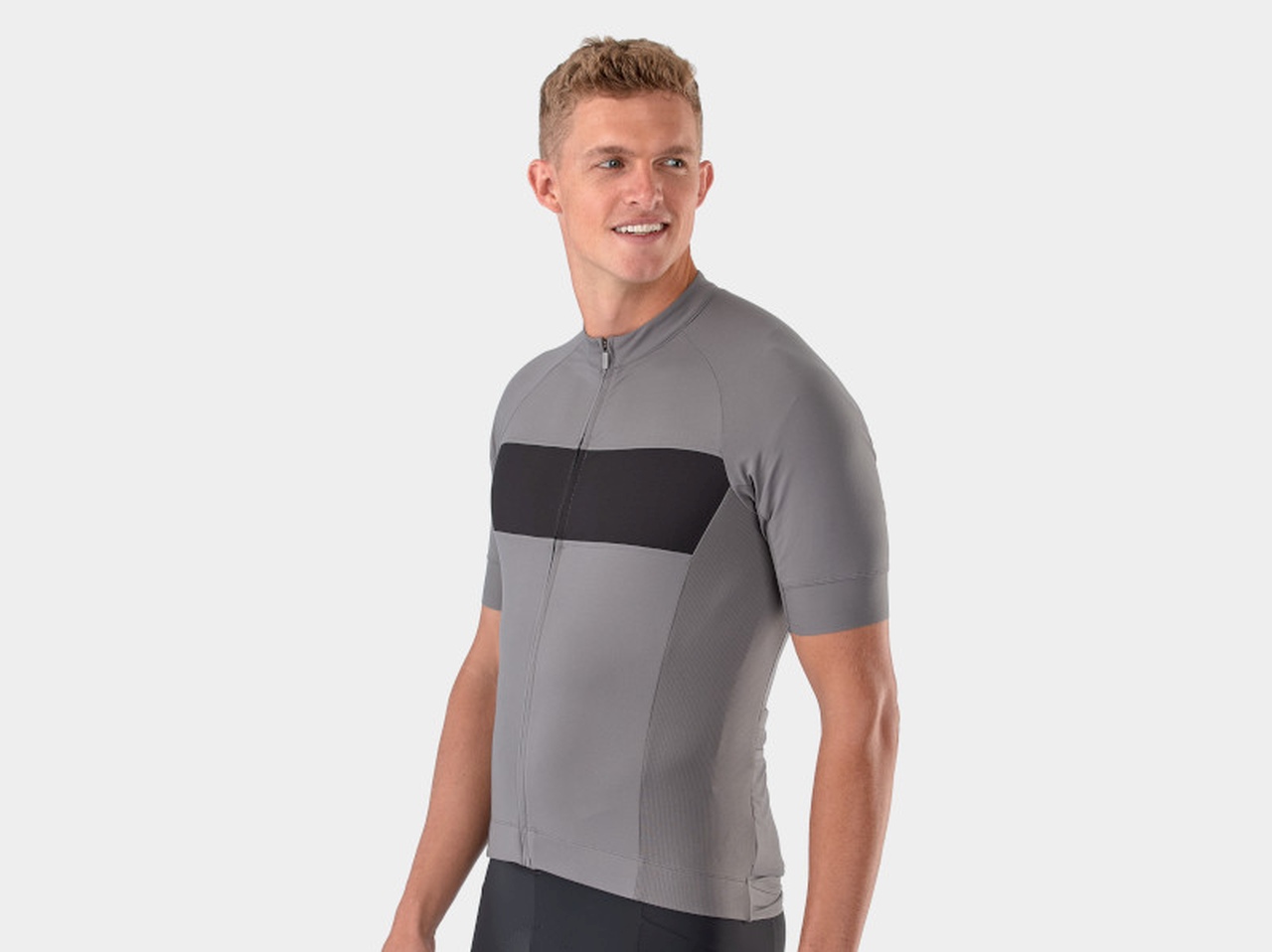 Trek Circuit LTD Fahrrad Trikot kurz grau/schwarz 2025