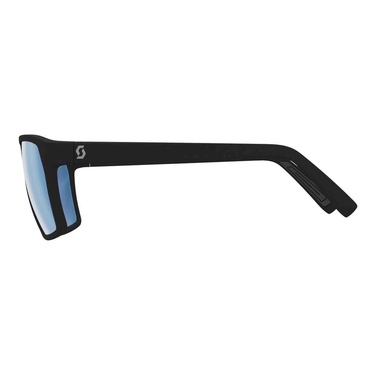 Scott Tune Freizeit Sonnenbrille schwarz/AMP beryl blau chrome S3